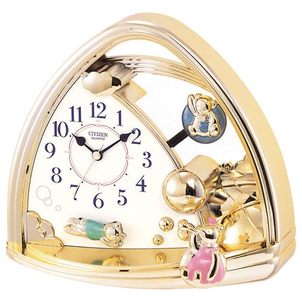 【クリックでお店のこの商品のページへ】置き時計 「ファンタジーランド」 4SG762-018