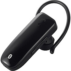 【クリックで詳細表示】スマートフォン対応[Bluetooth3.0] 片耳ヘッドセット USB充電ケーブル付 (ブラック) BSHSBE21BK