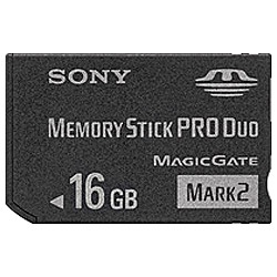 【クリックでお店のこの商品のページへ】16GBメモリースティック PRO デュオMS-MT16G