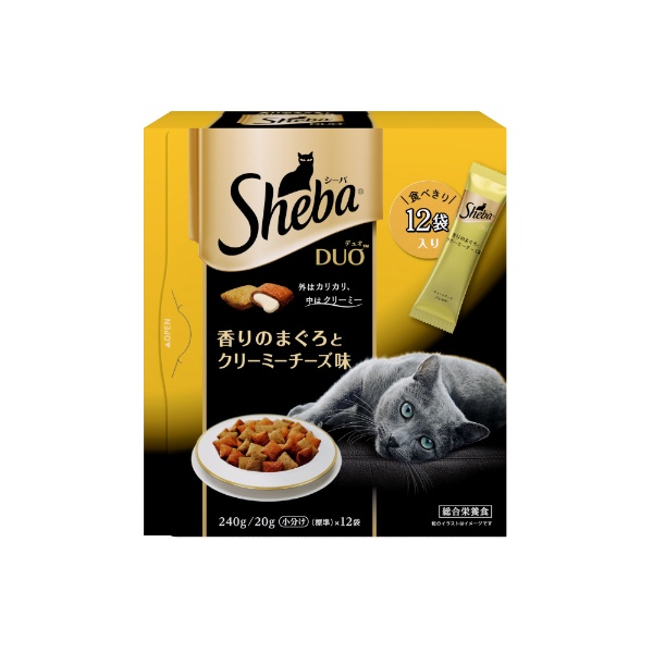 【クリックで詳細表示】シーバデュオ まぐろとチーズ味 20g×12袋