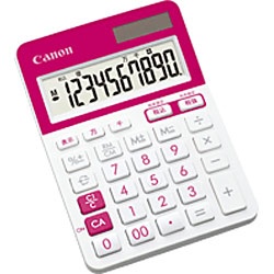 【クリックで詳細表示】カラフル電卓 「ミニ卓上」(10桁) LS-103TUC-PK(ピンク)
