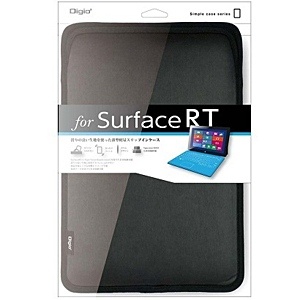 【クリックでお店のこの商品のページへ】Surface 2/RT用 スリップインケース (ブラック) TBC-SFR1303BK