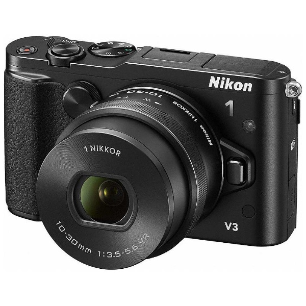 【クリックでお店のこの商品のページへ】Nikon 1 V3【標準パワーズームレンズキット】(ブラック)/デジタル一眼