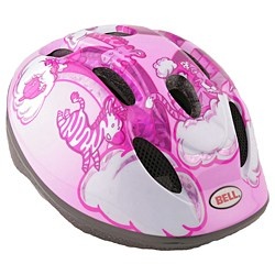 【クリックでお店のこの商品のページへ】子供用ヘルメット ズーム(ピンクレインボーアニマル/48-54cm)