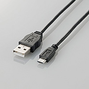 【クリックでお店のこの商品のページへ】スマートフォン用[USB microB] 充電USBケーブル (1.0m・ブラック) MPA-AMBC10BK