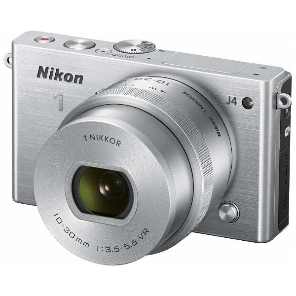 【クリックで詳細表示】Nikon1J4【標準パワーズームレンズキット】(シルバー)/デジタル一眼