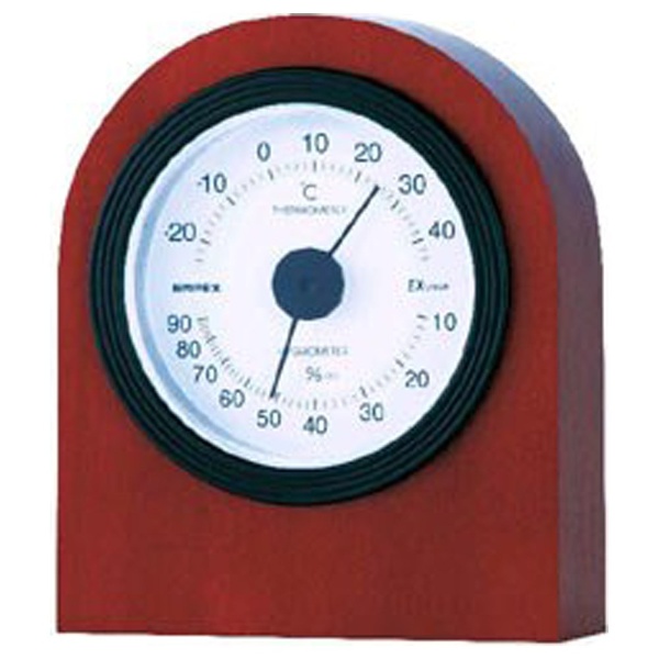 【クリックでお店のこの商品のページへ】温湿度計 「ベルモント」 TM-6869(クリアボックス)