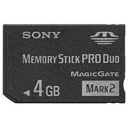 【クリックでお店のこの商品のページへ】4GBメモリースティック PRO デュオMS-MT4G