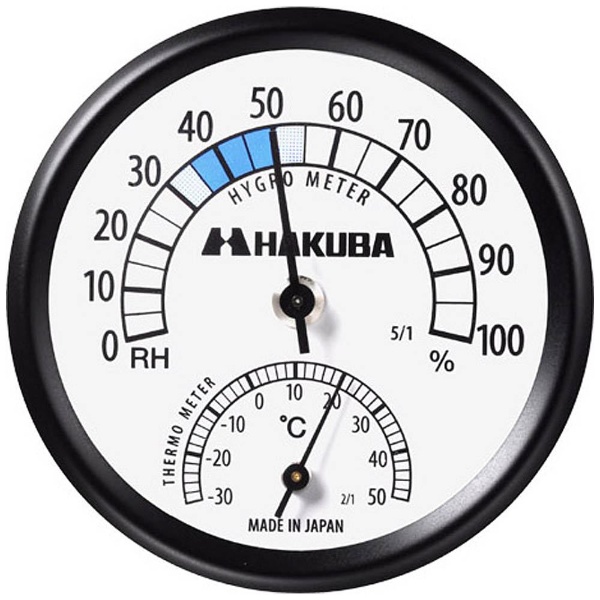 【クリックで詳細表示】【防湿用品】温度計付き湿度計 C-43