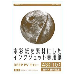 【クリックで詳細表示】インクジェット専用紙 DEEP PV(A3ノビ・10枚・モロー) DPVA3N-1007