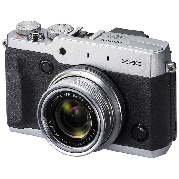 【クリックでお店のこの商品のページへ】コンパクトデジタルカメラ FUJIFILM X30(シルバー)