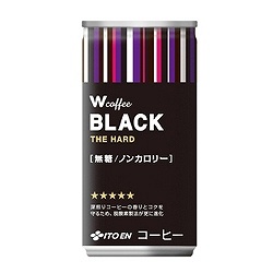 【クリックでお店のこの商品のページへ】W ブラック コーヒー(190g/30本)