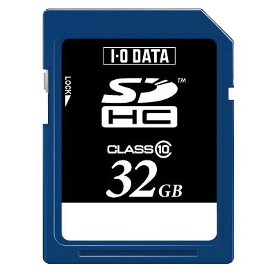 【クリックで詳細表示】32GB・Class10対応SDHCカード SDH-T32G