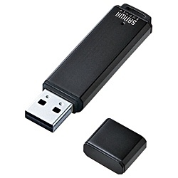 【クリックでお店のこの商品のページへ】USB2.0メモリ[Mac/Win] キャップタイプ (1GB・ブラック) UFD-A1G2BKK