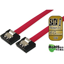 【クリックで詳細表示】6Gbps/SATA3対応 シリアルATAケーブル スーパースリム (15cm) PSA-600