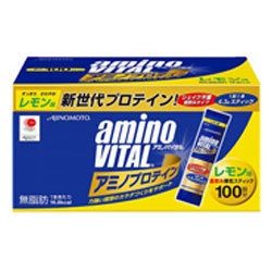 【クリックでお店のこの商品のページへ】amino VITAL【レモン風味/100本入箱】 16AM2850