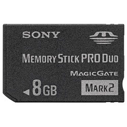 【クリックでお店のこの商品のページへ】8GBメモリースティック PRO デュオMS-MT8G