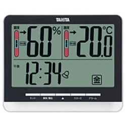 【クリックでお店のこの商品のページへ】デジタル温湿度計 TT-538-BK(ブラック)