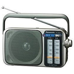 【クリックでお店のこの商品のページへ】【ワイドFM対応】FM/AM ホームラジオ(シルバー) RF-2400A-S