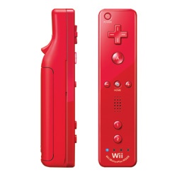 【クリックでお店のこの商品のページへ】Wiiリモコンプラス アカ【Wii】