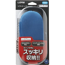 【クリックでお店のこの商品のページへ】PSP用ソフトケース ブルー【PSP-1000/2000/3000】