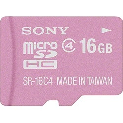 【クリックで詳細表示】16GB・Class4対応microSDHCカード(SDHC変換アダプタ付/ピンク) SR-16A4 P ・・・まとめて買うほどポイントアップ！対象商品★★