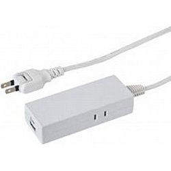 【クリックで詳細表示】USB充電ポート付電源タップ(2P・1個口＋USB2ポート/0.5m ホワイト) H3005WH2U2A