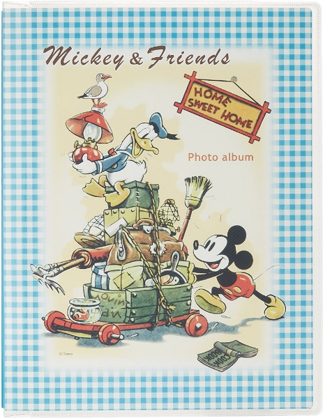 【クリックでお店のこの商品のページへ】フリーアルバム「ミッキーマウス」 EF-10B(BK)