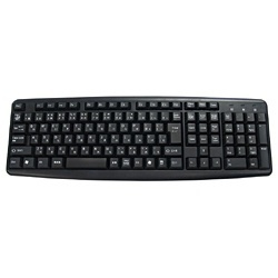 【クリックでお店のこの商品のページへ】有線キーボード[PS/2] Pure Keyboard 2 日本語版 (ブラック) SCKB05-BK