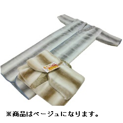【クリックで詳細表示】オーロラニューマイヤー夜着毛布(140×180cm/ベージュ)【日本製】