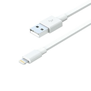 【クリックでお店のこの商品のページへ】iPad/iPad mini/iPhone/iPod対応 Lightning-USBケーブル 充電・転送 (1m・ホワイト) MFi認証 RK-ACF31W