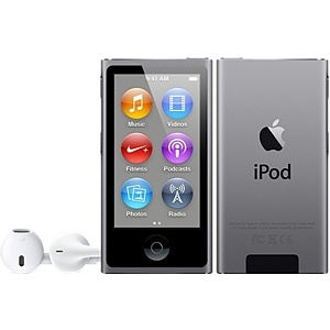 【クリックでお店のこの商品のページへ】iPod nano【第7世代】16GB(スペースグレイ) ME971J/A