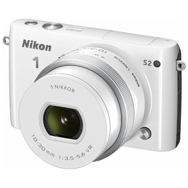 【クリックでお店のこの商品のページへ】Nikon 1 S2【標準パワーズームレンズキット】(ホワイト)/デジタル一眼