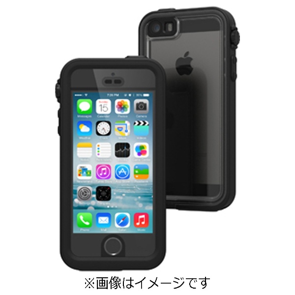 【クリックでお店のこの商品のページへ】iPhone 5s/5用 カタリスト 完全防水ケース (ブラック) [Catalyst] CT-WPIP13-BK