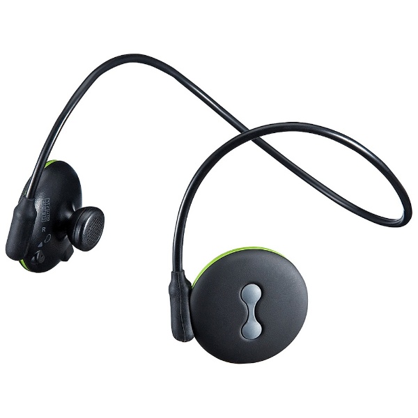 【クリックでお店のこの商品のページへ】ヘッドセット[Bluetooth4.0] 簡易防滴Bluetoothヘッドセット (ブラック) MM-BTSH26