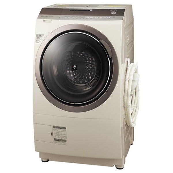 【クリックでお店のこの商品のページへ】[左開き] ドラム式洗濯乾燥機 (洗濯9.0kg/乾燥6.0kg) ES-Z200-NL ゴールド系 【ヒートポンプ乾燥機能付】