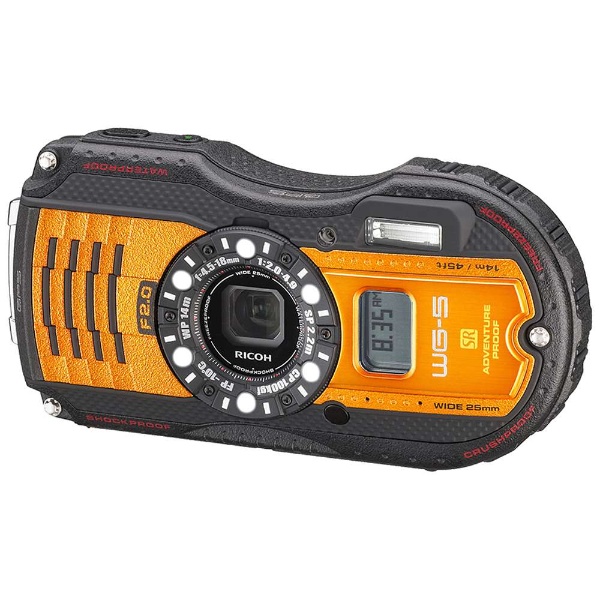 【クリックで詳細表示】コンパクトデジタルカメラ RICOH WG-5 GPS(オレンジ)