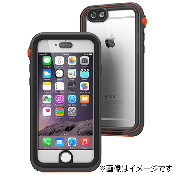 【クリックでお店のこの商品のページへ】iPhone 6用 Catalyst Case ブラックオレンジ CT-WPIP144-BKOR
