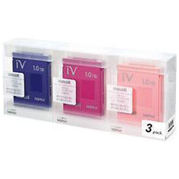 【クリックで詳細表示】M-VDRS1T.E.MX3P iV-DR(アイヴィ) カラーシリーズ カラーミックス [1TB /3個]