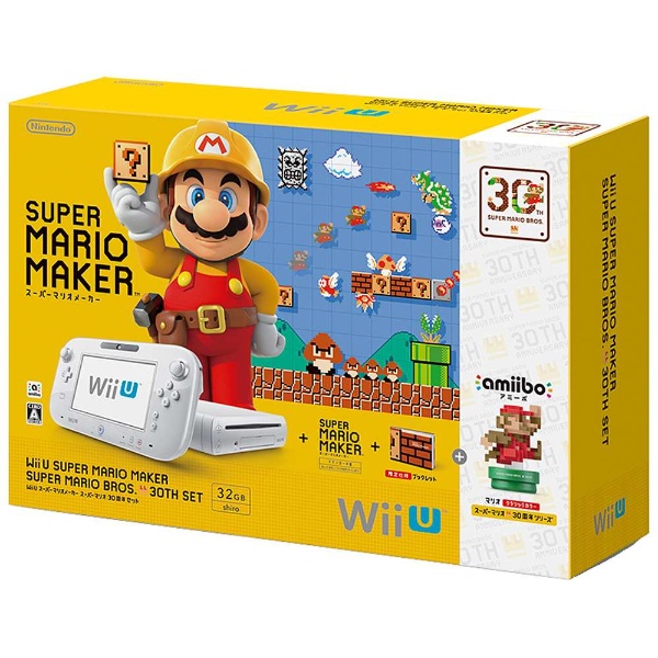 【クリックでお店のこの商品のページへ】Wii U スーパーマリオメーカー スーパーマリオ30周年セット