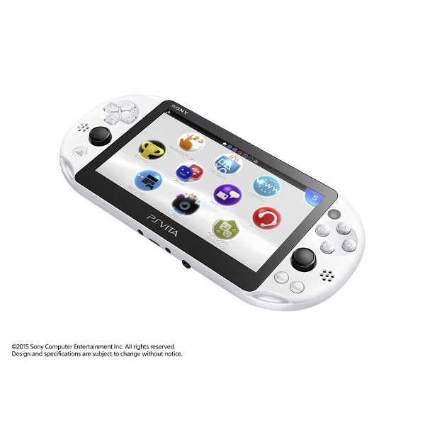 【クリックでお店のこの商品のページへ】PlayStation Vita Wi-Fiモデル PCH-2000 グレイシャー・ホワイト