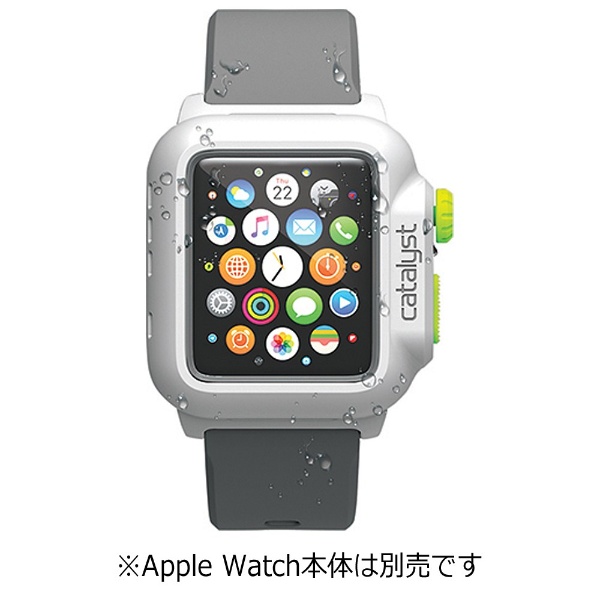 【クリックで詳細表示】カタリスト Apple Watch 42mm用 完全防水ケース CT-WPAW15-WTGR White Green