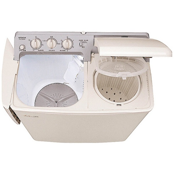 2槽式洗濯機 青空 パインベージュ PS-H45L-CP [洗濯4.5kg /乾燥機能無 ...