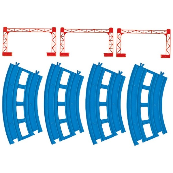 プラレール R-05 複線曲線レール(4本入) タカラトミー｜TAKARA TOMY 通販 | ビックカメラ.com