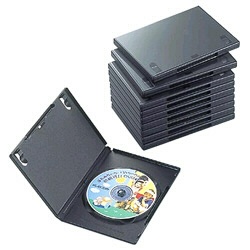 ビックカメラ.com - DVDトールケース 1枚組収納×10 ブラック CCD-DVD03BK