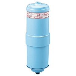 ビルトインアルカリ整水器交換用カートリッジ(受け皿付) ブルー