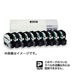 キングジム テプラ PROテープ ラベルライター用テープ 〔幅：6mm〕 5個入り ST6K-5P 透明 - 4