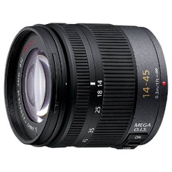 カメラレンズ LUMIX G VARIO 14-45mm/F3.5-5.6 ASPH./MEGA O.I.S. LUMIX（ルミックス） ブラック  H-FS014045 [マイクロフォーサーズ /ズームレンズ]