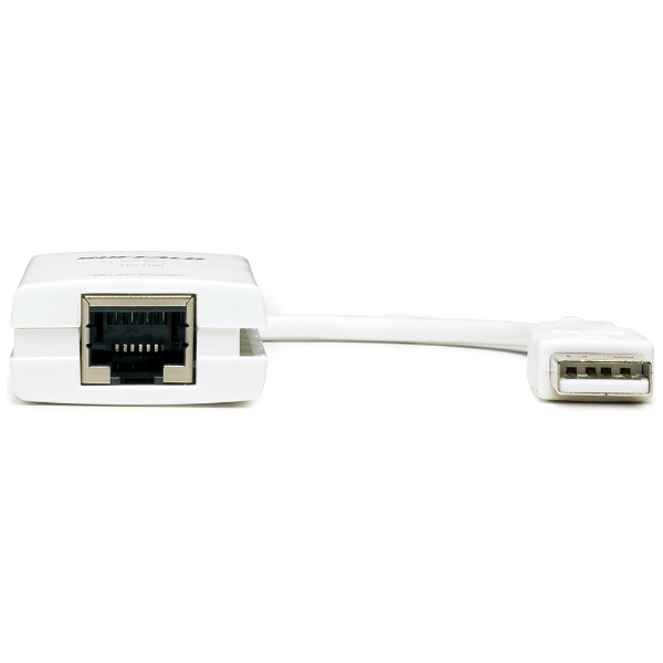 LAN変換アダプタ [USB-A オス→メス LAN] ホワイト LUA3-U2-ATX