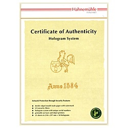 ビックカメラ.com - 作品証明書ホログラムシステム Certificate of Authenticity (A4サイズ・25枚) 430454